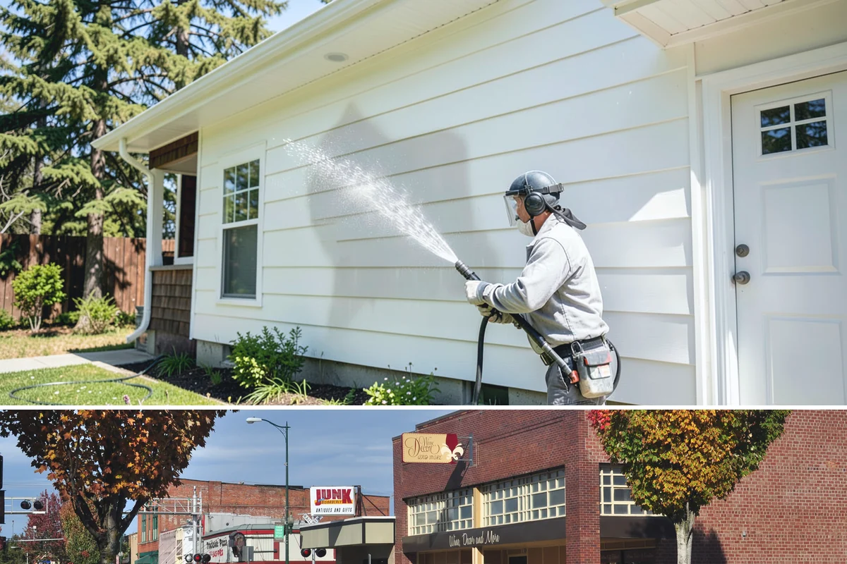Warehouse Exterior Cleaning in Puyallup, Pierce County, WA - Dry-season months from June through September are ideal for large wall spans, while dock aprons can be maintained through the wet...