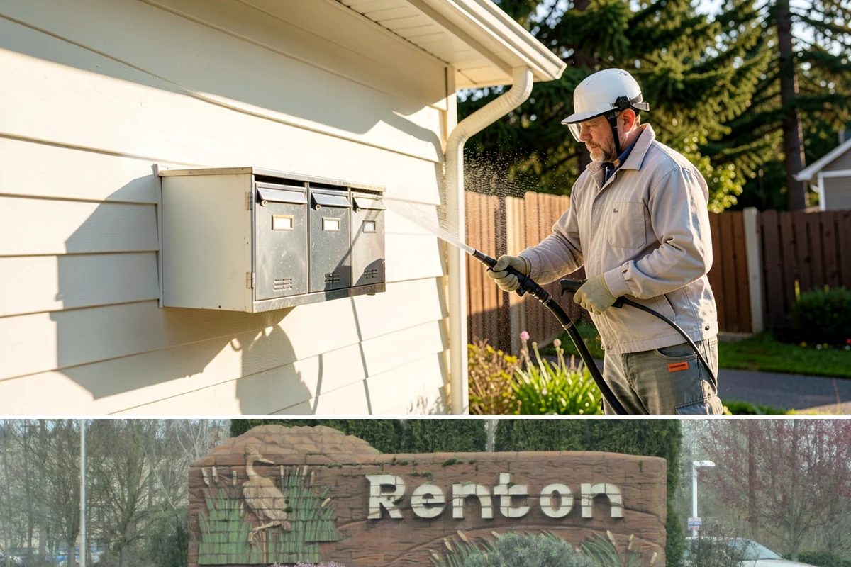 Warehouse Exterior Cleaning in Renton, King County, WA - Dry-season months from June through September are ideal for large wall spans, while dock aprons can be maintained through the wet...