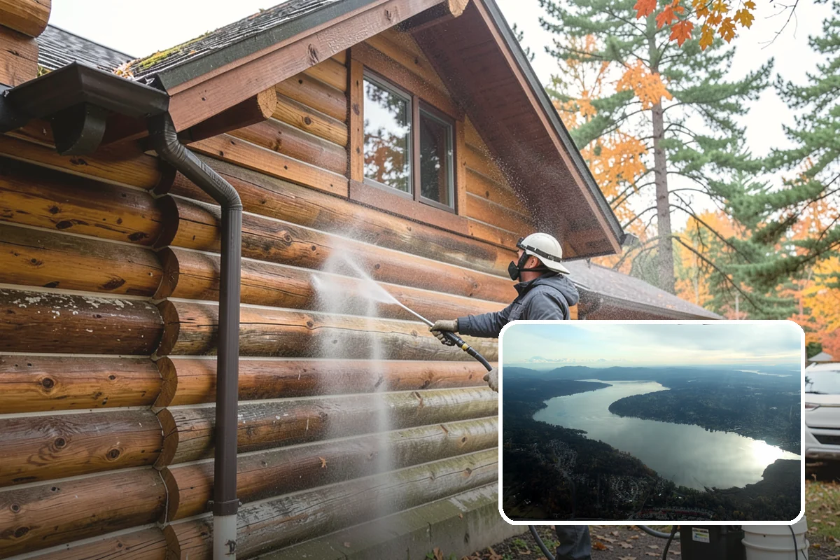 Warehouse Exterior Cleaning in Sammamish, King County, WA - Removes diesel soot and road film from large wall spans efficiently