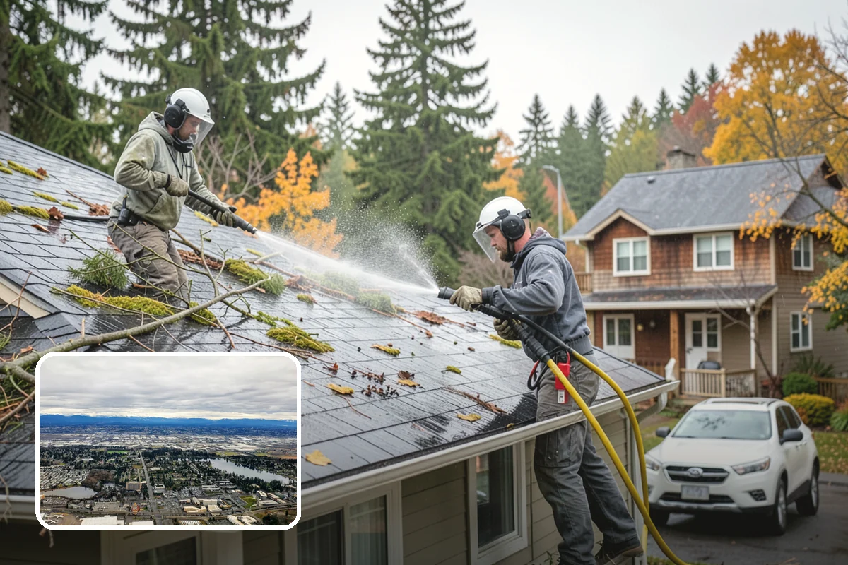 Warehouse Exterior Cleaning in SeaTac, King County, WA - Removes diesel soot and road film from large wall spans efficiently