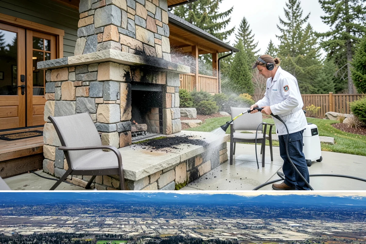 Warehouse Exterior Cleaning in SeaTac, King County, WA - Dry-season months from June through September are ideal for large wall spans, while dock aprons can be maintained through the wet...