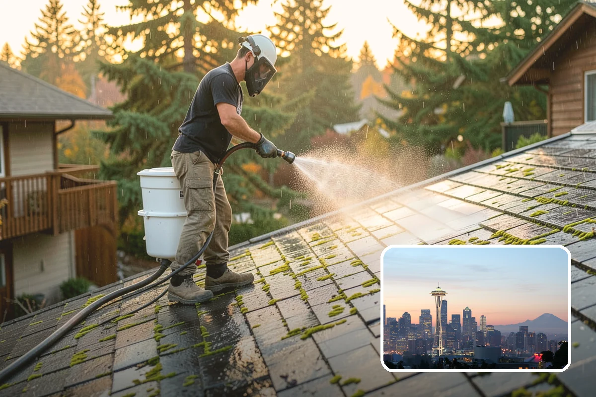 Warehouse Exterior Cleaning in Seattle, King County, WA - Removes diesel soot and road film from large wall spans efficiently