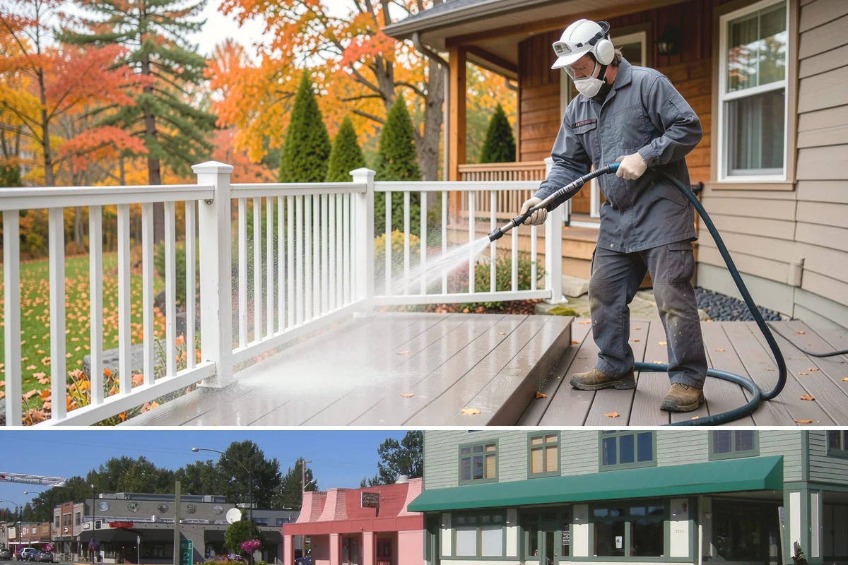 Warehouse Exterior Cleaning in Snoqualmie, King County, WA - Dry-season months from June through September are ideal for large wall spans, while dock aprons can be maintained through the wet...