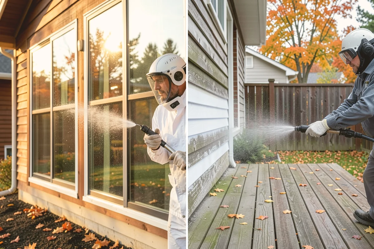 Warehouse Exterior Cleaning in Stanwood, Snohomish County, WA - Inspect wall systems and flag any loose panels or damaged seals