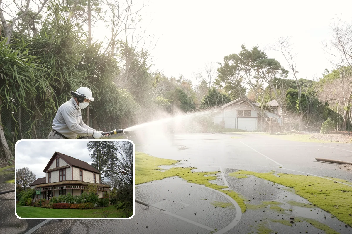 Warehouse Exterior Cleaning in Sumner, Pierce County, WA - Removes diesel soot and road film from large wall spans efficiently