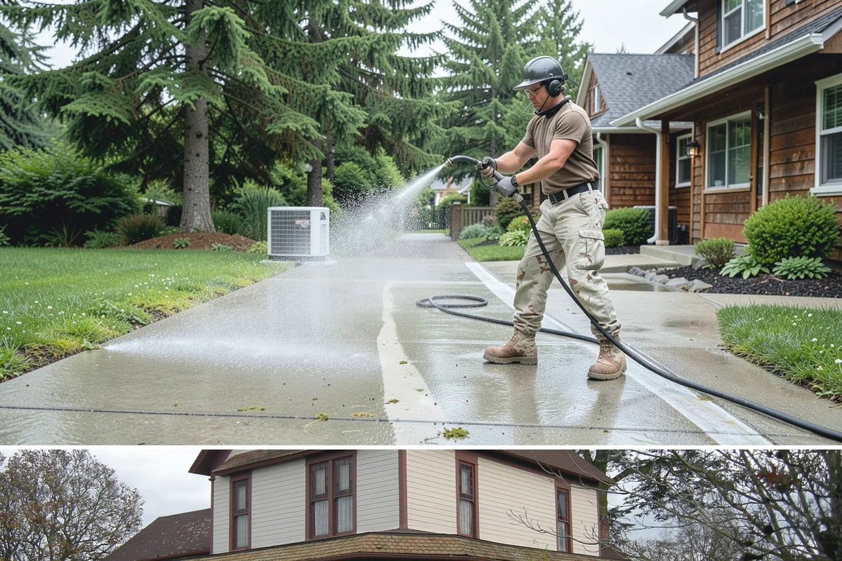 Warehouse Exterior Cleaning in Sumner, Pierce County, WA - Dry-season months from June through September are ideal for large wall spans, while dock aprons can be maintained through the wet...