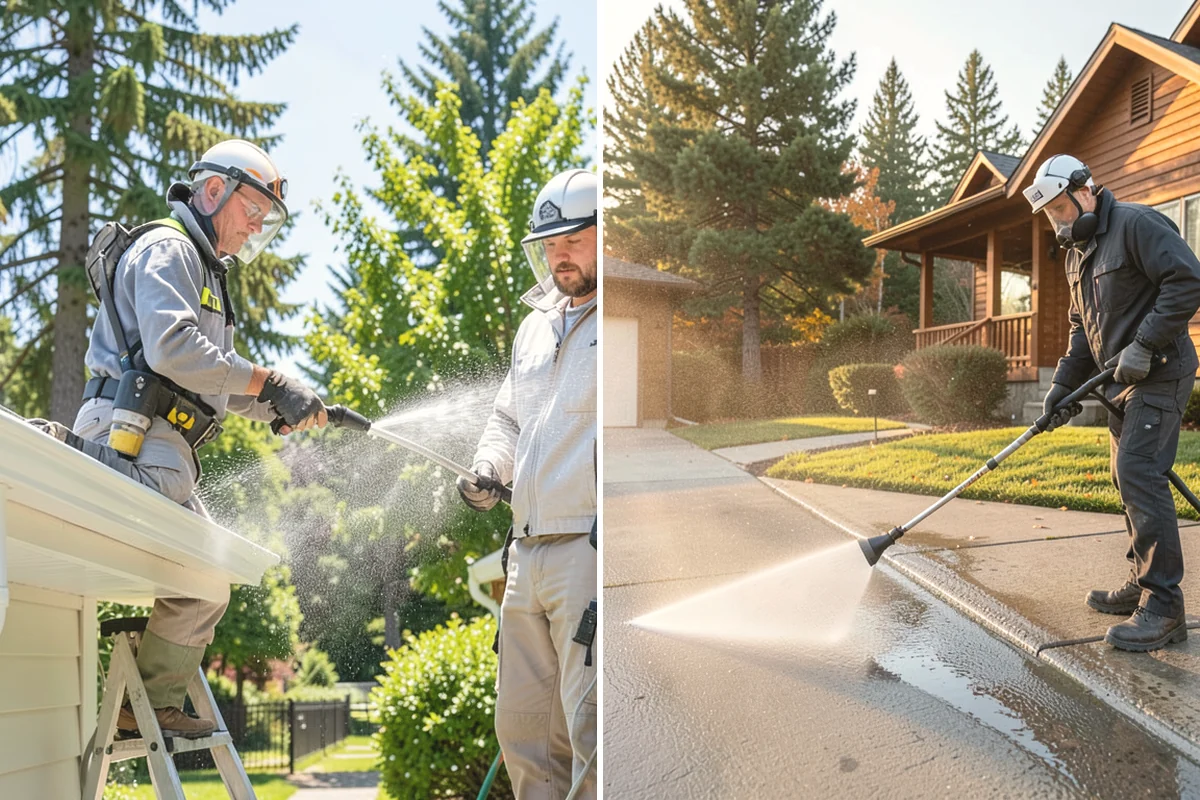 Warehouse Exterior Cleaning in University Place, Pierce County, WA - Inspect wall systems and flag any loose panels or damaged seals