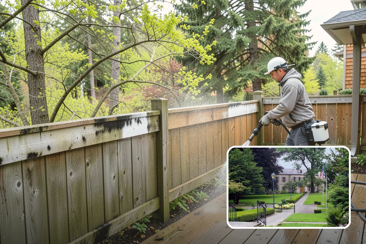 Warehouse Exterior Cleaning in Woodinville, King County, WA - Removes diesel soot and road film from large wall spans efficiently