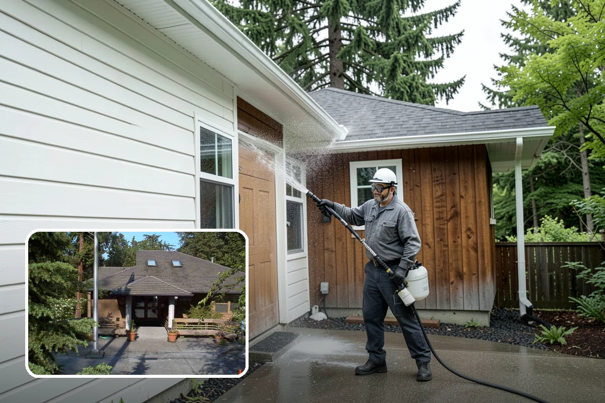 Warehouse Exterior Cleaning in Yarrow Point, King County, WA - Removes diesel soot and road film from large wall spans efficiently