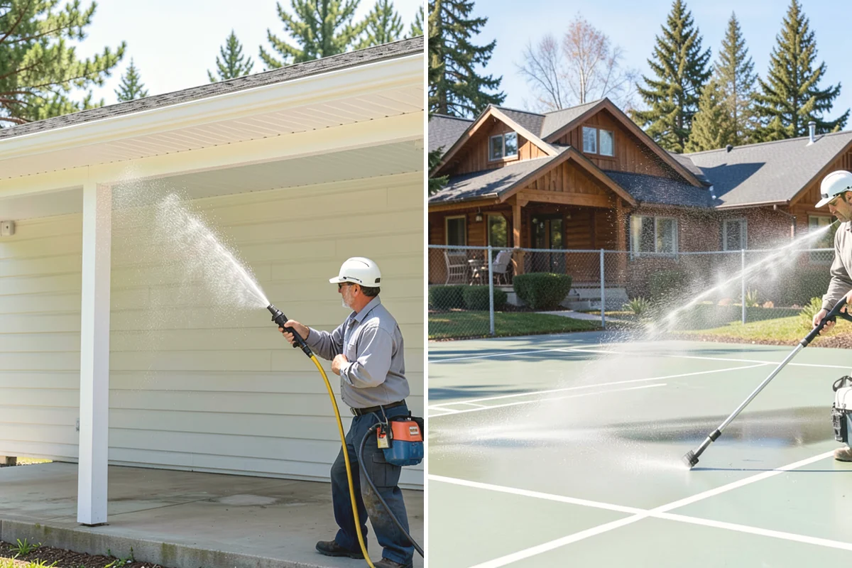 Warehouse Exterior Cleaning in Yarrow Point, King County, WA - Inspect wall systems and flag any loose panels or damaged seals