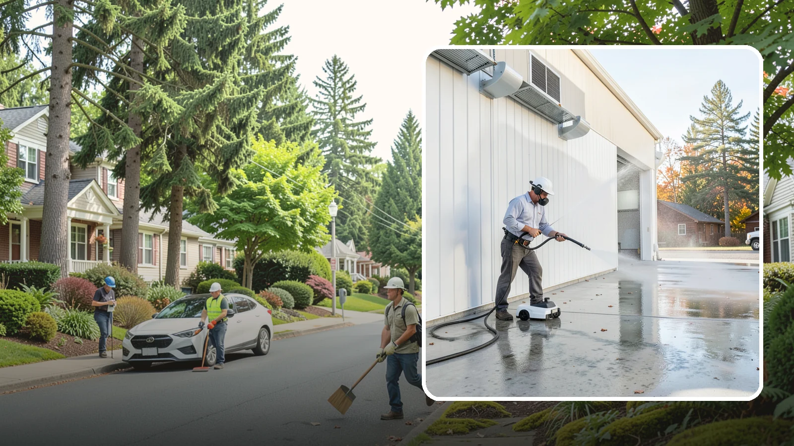 Warehouse Floor Cleaning in Beaux Arts Village, King County, WA - Restore large commercial warehouse floors with industrial degreasing and ride-on surface cleaning.