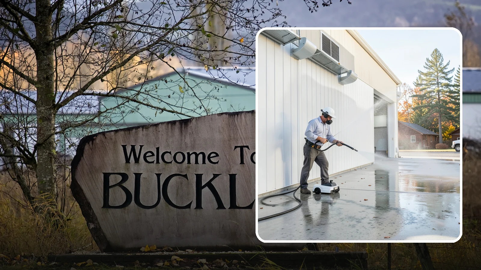 Warehouse Floor Cleaning in Buckley, Pierce County, WA - Restore large commercial warehouse floors with industrial degreasing and ride-on surface cleaning.