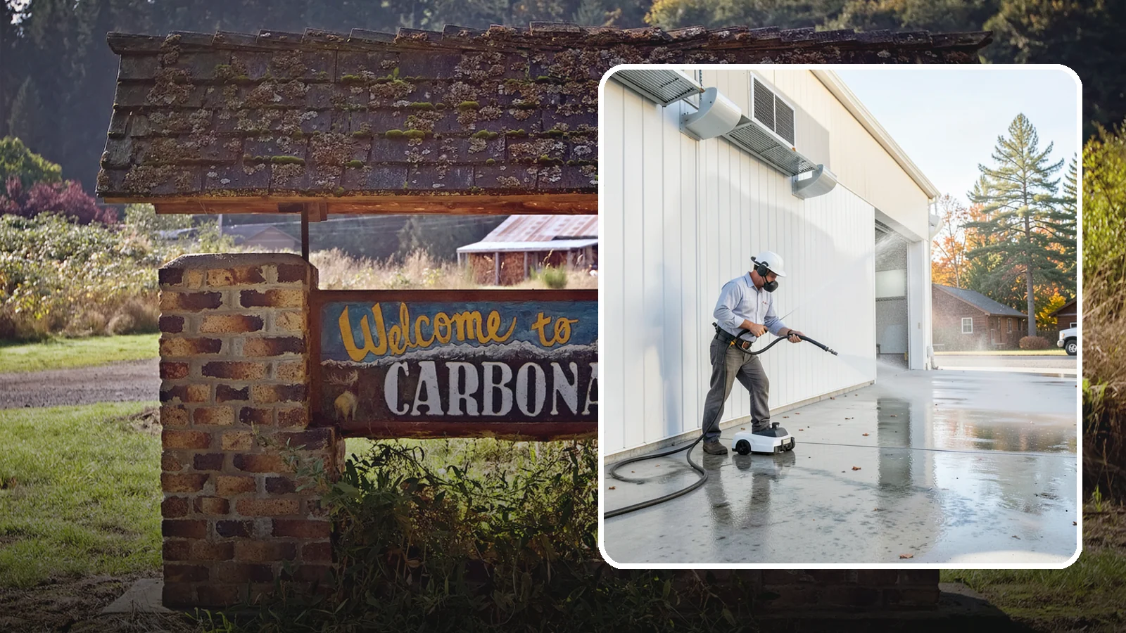 Warehouse Floor Cleaning in Carbonado, Pierce County, WA - Restore large commercial warehouse floors with industrial degreasing and ride-on surface cleaning.