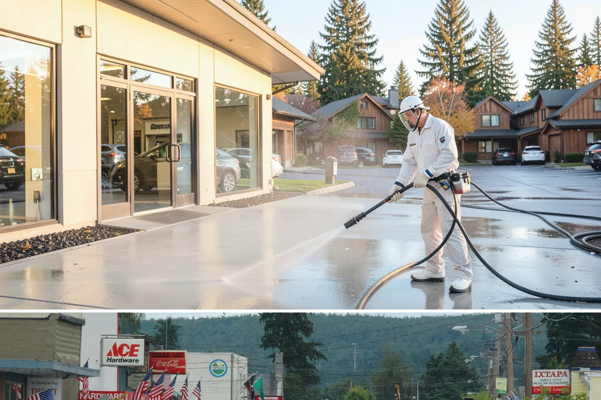 Warehouse Floor Cleaning in Carnation, King County, WA - Interior warehouse floors can be serviced in any season, with many operations preferring scheduled off-hours cleanings regardless...