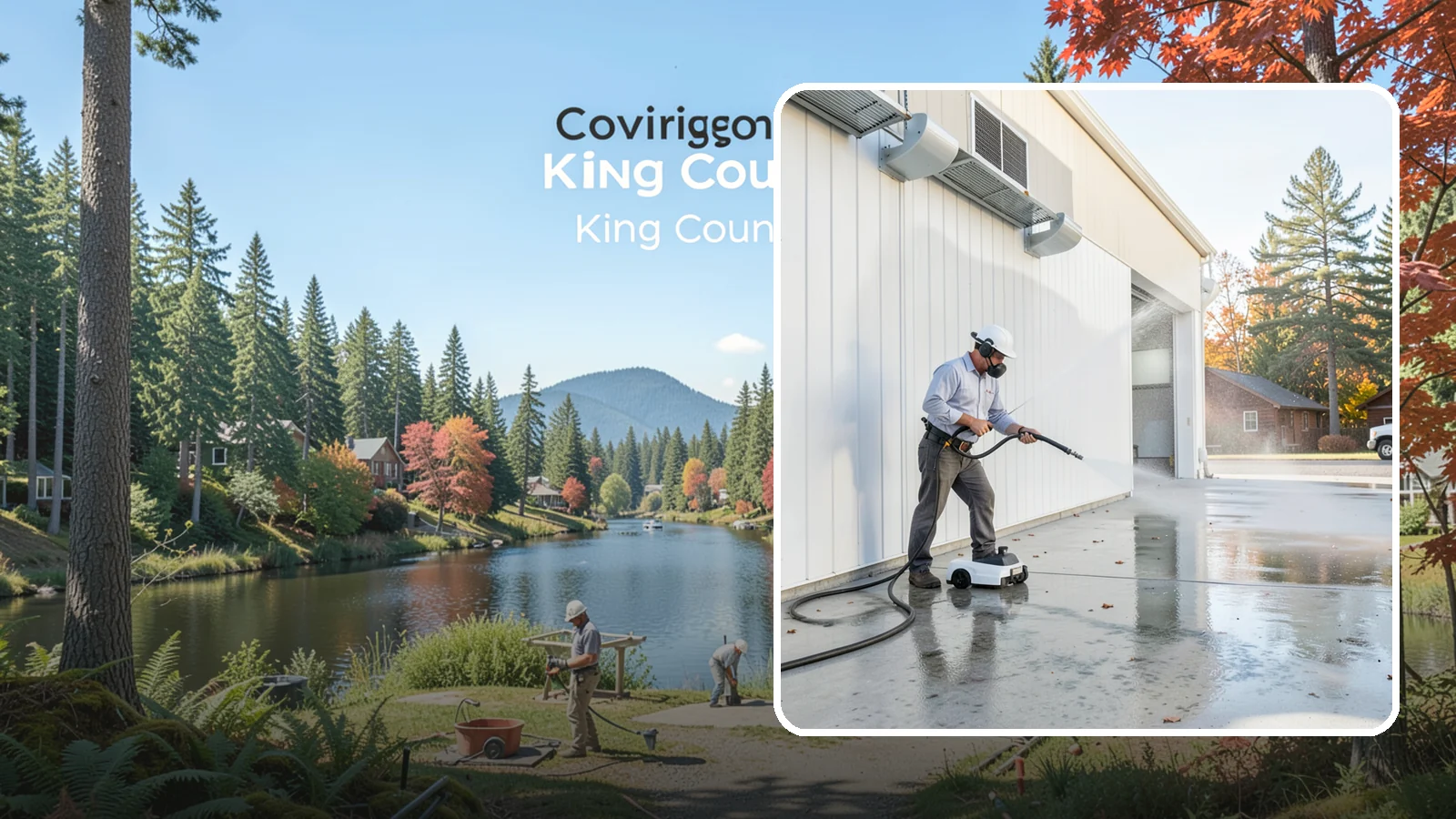 Warehouse Floor Cleaning in Covington, King County, WA - Restore large commercial warehouse floors with industrial degreasing and ride-on surface cleaning.