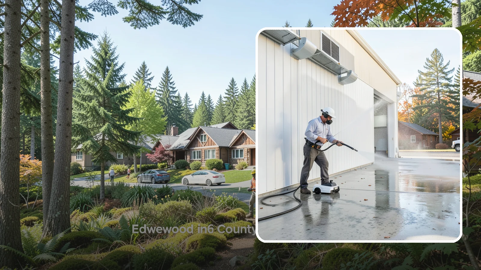 Warehouse Floor Cleaning in Edgewood, Pierce County, WA - Restore large commercial warehouse floors with industrial degreasing and ride-on surface cleaning.
