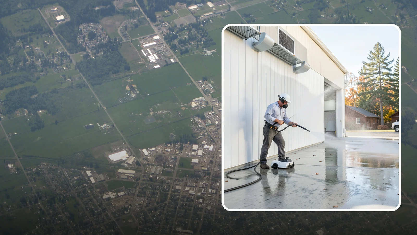 Warehouse Floor Cleaning in Enumclaw, King County, WA - Restore large commercial warehouse floors with industrial degreasing and ride-on surface cleaning.