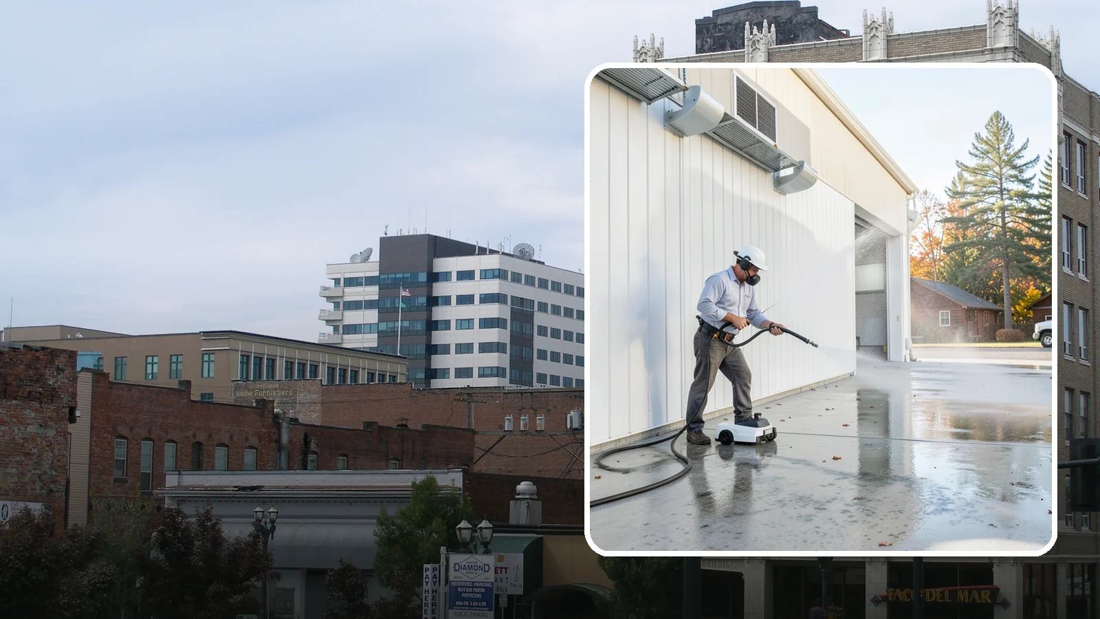 Warehouse Floor Cleaning in Everett, Snohomish County, WA - Restore large commercial warehouse floors with industrial degreasing and ride-on surface cleaning.