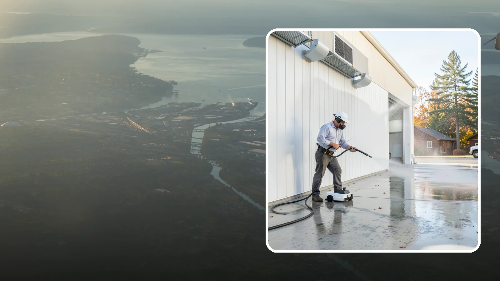 Warehouse Floor Cleaning in Fife, Pierce County, WA - Restore large commercial warehouse floors with industrial degreasing and ride-on surface cleaning.