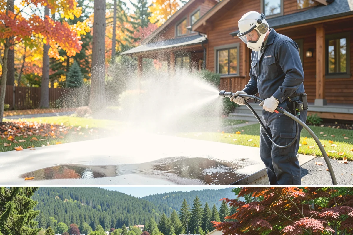 Warehouse Floor Cleaning in Index, Snohomish County, WA - Interior warehouse floors can be serviced in any season, with many operations preferring scheduled off-hours cleanings regardless...
