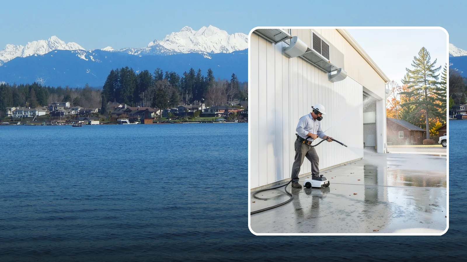 Warehouse Floor Cleaning in Lake Stevens, Snohomish County, WA - Restore large commercial warehouse floors with industrial degreasing and ride-on surface cleaning.