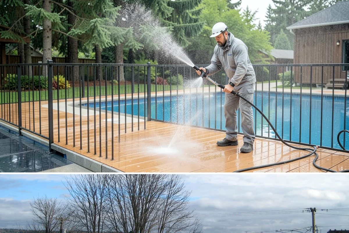 Warehouse Floor Cleaning in Langley, Island County, WA - Interior warehouse floors can be serviced in any season, with many operations preferring scheduled off-hours cleanings regardless...
