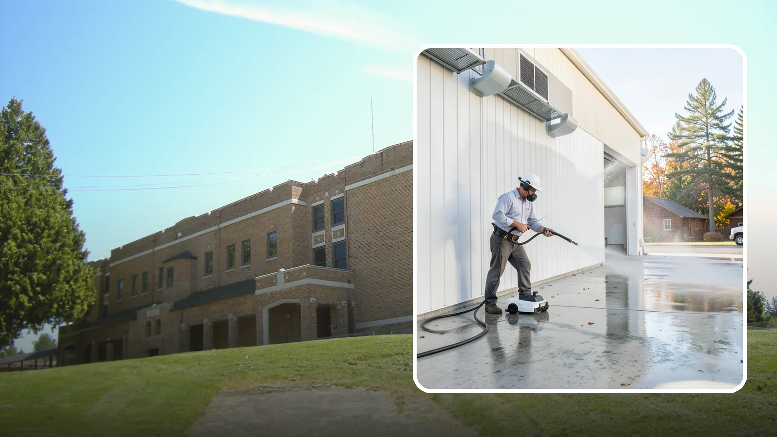 Warehouse Floor Cleaning in Maple Valley, King County, WA - Restore large commercial warehouse floors with industrial degreasing and ride-on surface cleaning.