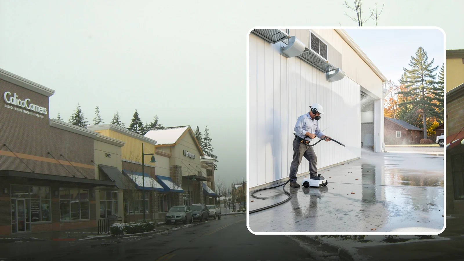 Warehouse Floor Cleaning in Mill Creek, Snohomish County, WA - Restore large commercial warehouse floors with industrial degreasing and ride-on surface cleaning.