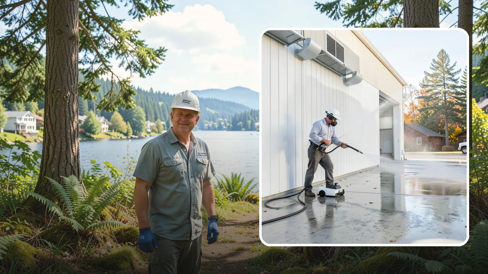 Warehouse Floor Cleaning in Milton, King County, WA - Restore large commercial warehouse floors with industrial degreasing and ride-on surface cleaning.