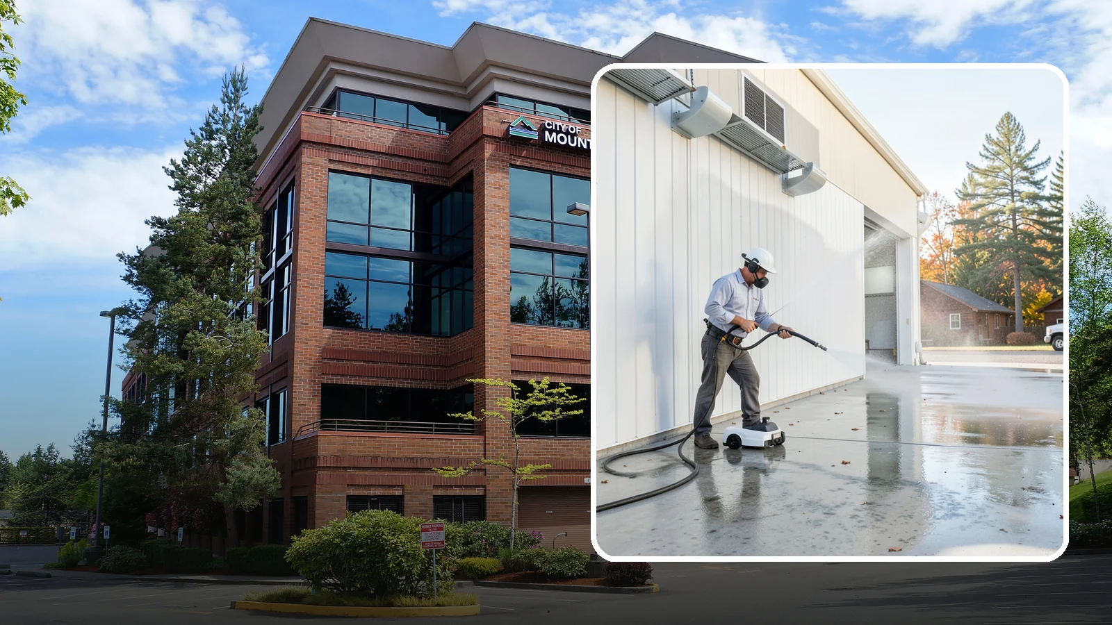 Warehouse Floor Cleaning in Mountlake Terrace, Snohomish County, WA - Restore large commercial warehouse floors with industrial degreasing and ride-on surface cleaning.