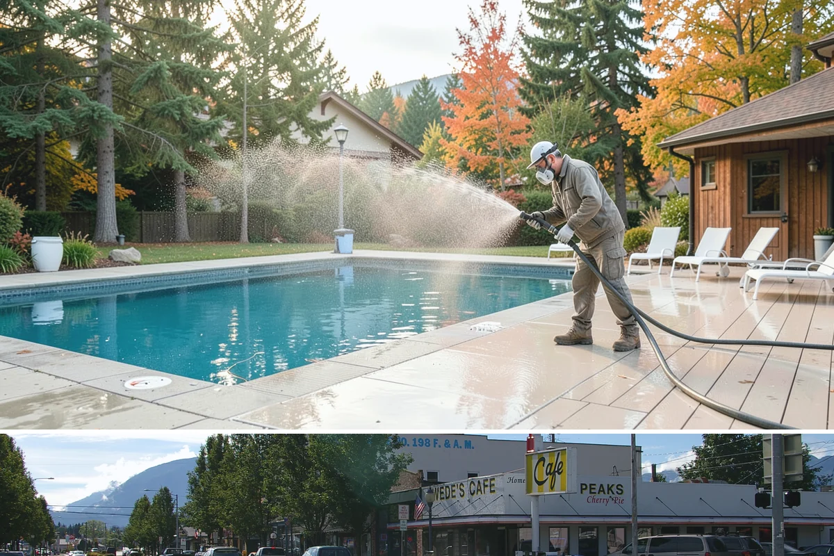 Warehouse Floor Cleaning in North Bend, King County, WA - Interior warehouse floors can be serviced in any season, with many operations preferring scheduled off-hours cleanings regardless...