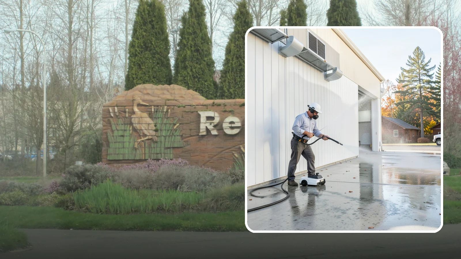 Warehouse Floor Cleaning in Renton, King County, WA - Restore large commercial warehouse floors with industrial degreasing and ride-on surface cleaning.