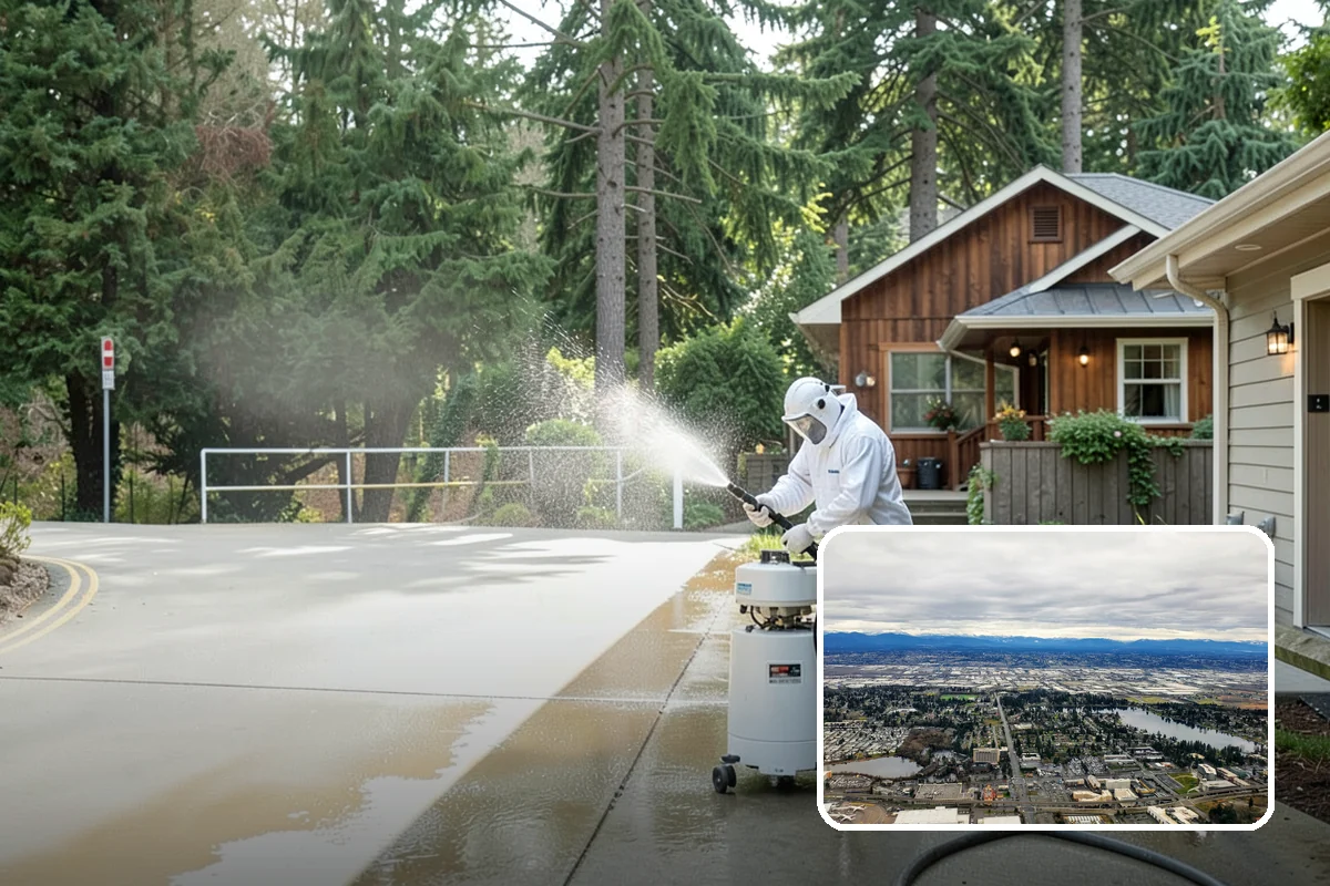 Warehouse Floor Cleaning in SeaTac, King County, WA - Handles large-format concrete efficiently with commercial equipment