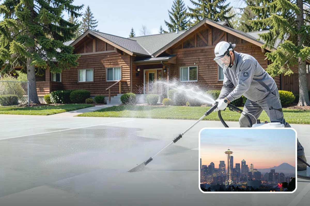 Warehouse Floor Cleaning in Seattle, King County, WA - Handles large-format concrete efficiently with commercial equipment