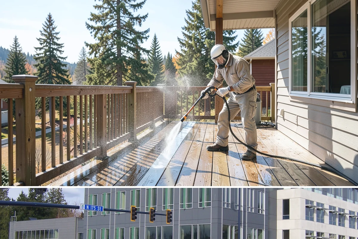 Warehouse Floor Cleaning in Shoreline, King County, WA - Interior warehouse floors can be serviced in any season, with many operations preferring scheduled off-hours cleanings regardless...