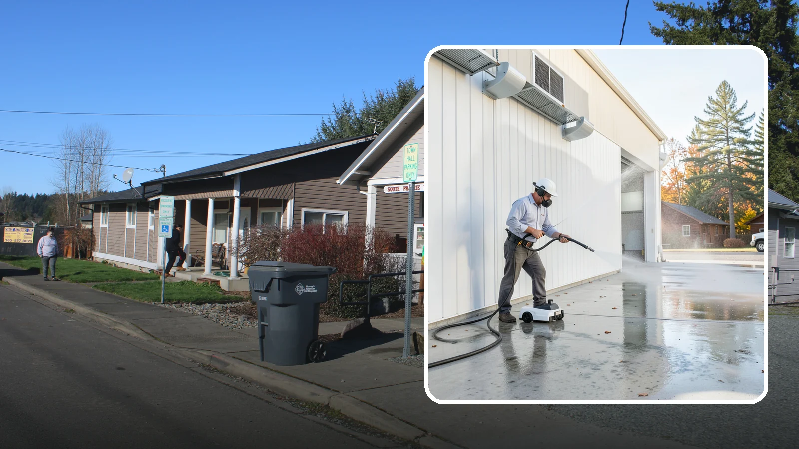 Warehouse Floor Cleaning in South Prairie, Pierce County, WA - Restore large commercial warehouse floors with industrial degreasing and ride-on surface cleaning.