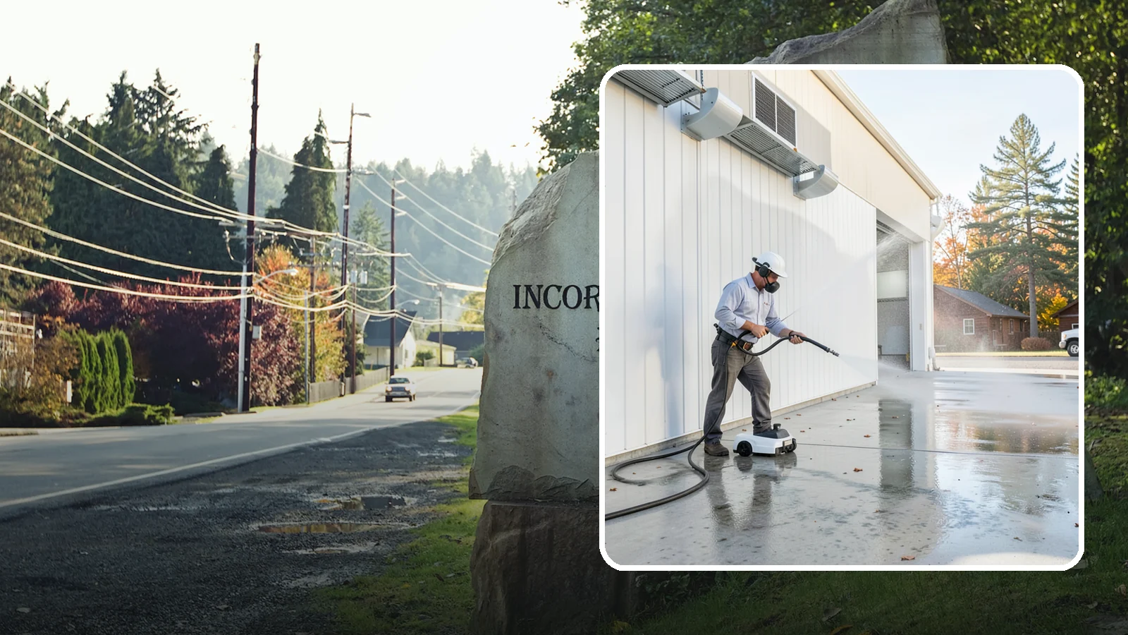 Warehouse Floor Cleaning in Wilkeson, Pierce County, WA - Restore large commercial warehouse floors with industrial degreasing and ride-on surface cleaning.