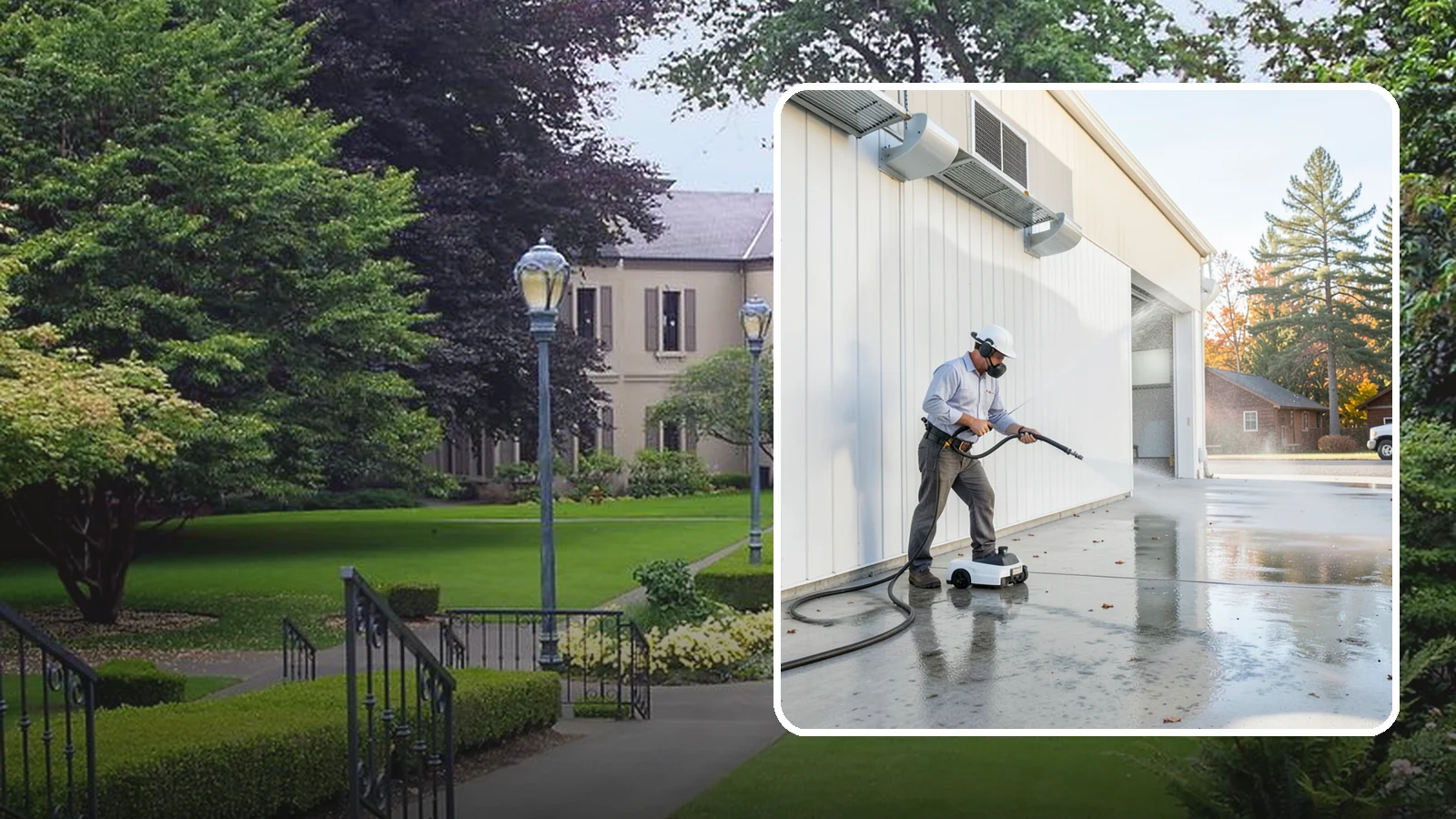 Warehouse Floor Cleaning in Woodinville, King County, WA - Restore large commercial warehouse floors with industrial degreasing and ride-on surface cleaning.