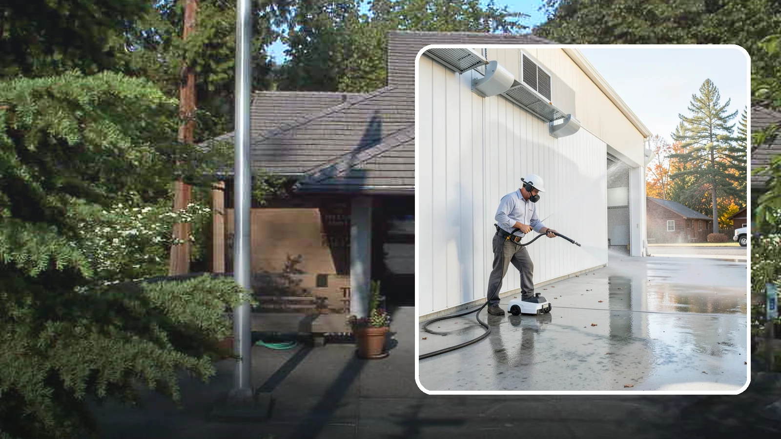Warehouse Floor Cleaning in Yarrow Point, King County, WA - Restore large commercial warehouse floors with industrial degreasing and ride-on surface cleaning.
