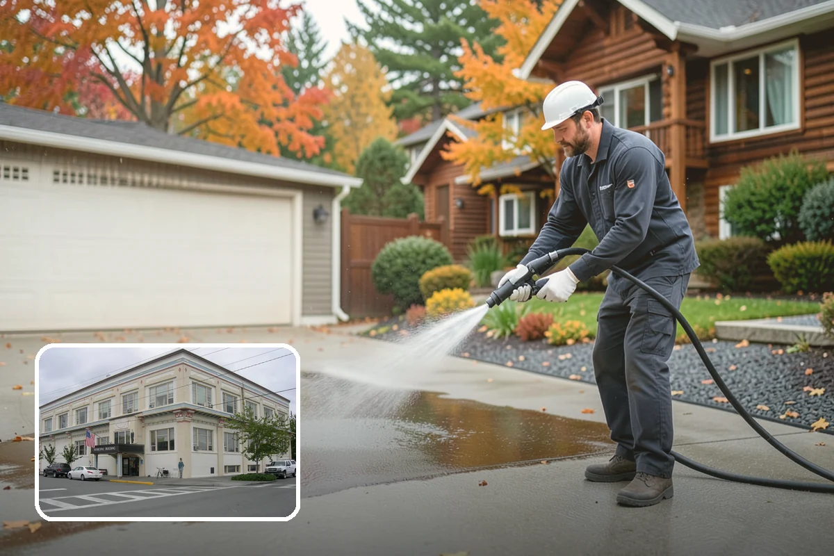 Wheelie Bin Cleaning in Anacortes, Skagit County, WA - Clears sludge and food residue from the bin interior