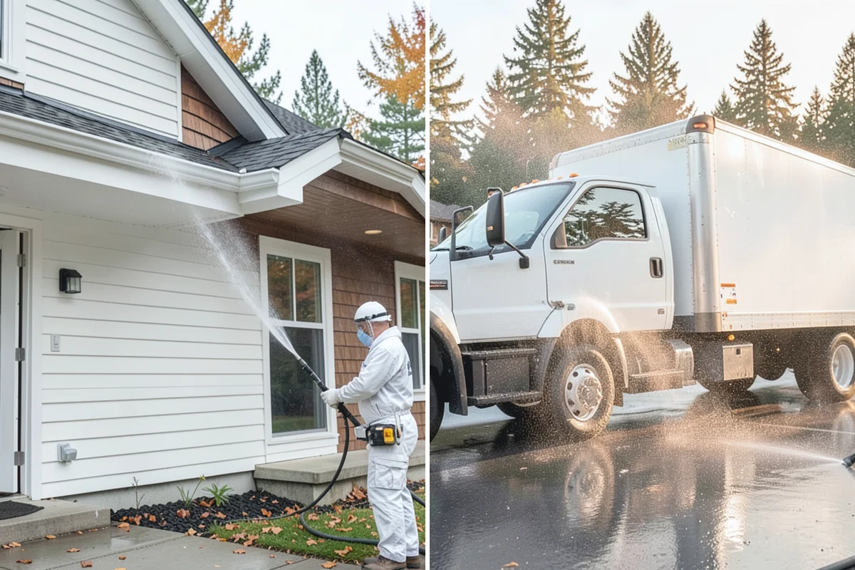 Wheelie Bin Cleaning in Auburn, King County, WA - Empty and pre-rinse the bin inside and out