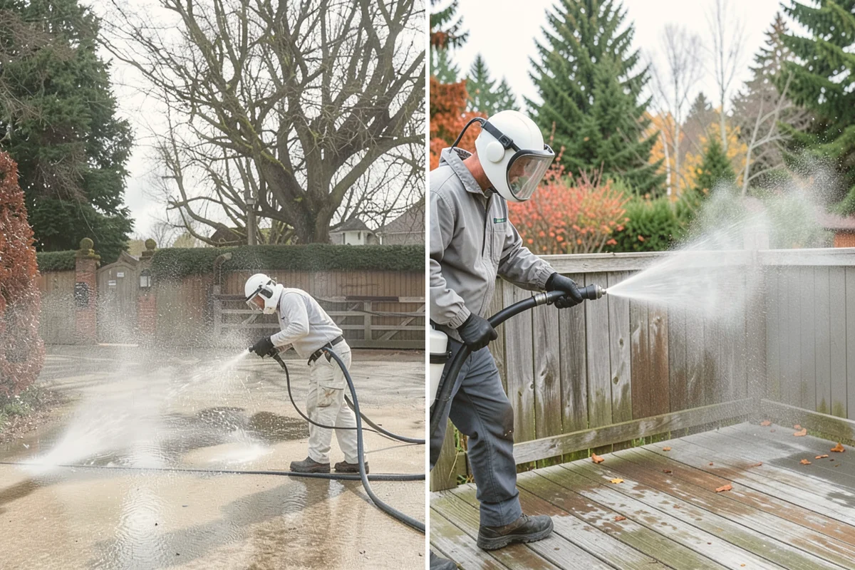 Wheelie Bin Cleaning in Bellevue, King County, WA - Empty and pre-rinse the bin inside and out