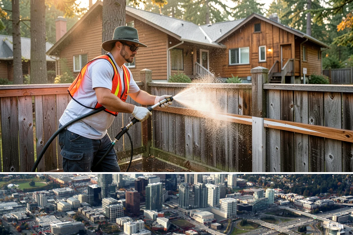 Wheelie Bin Cleaning in Bellevue, King County, WA - Bin sludge and odor peak in the warmer months, so summer is the ideal time to keep wheelie bins clean.