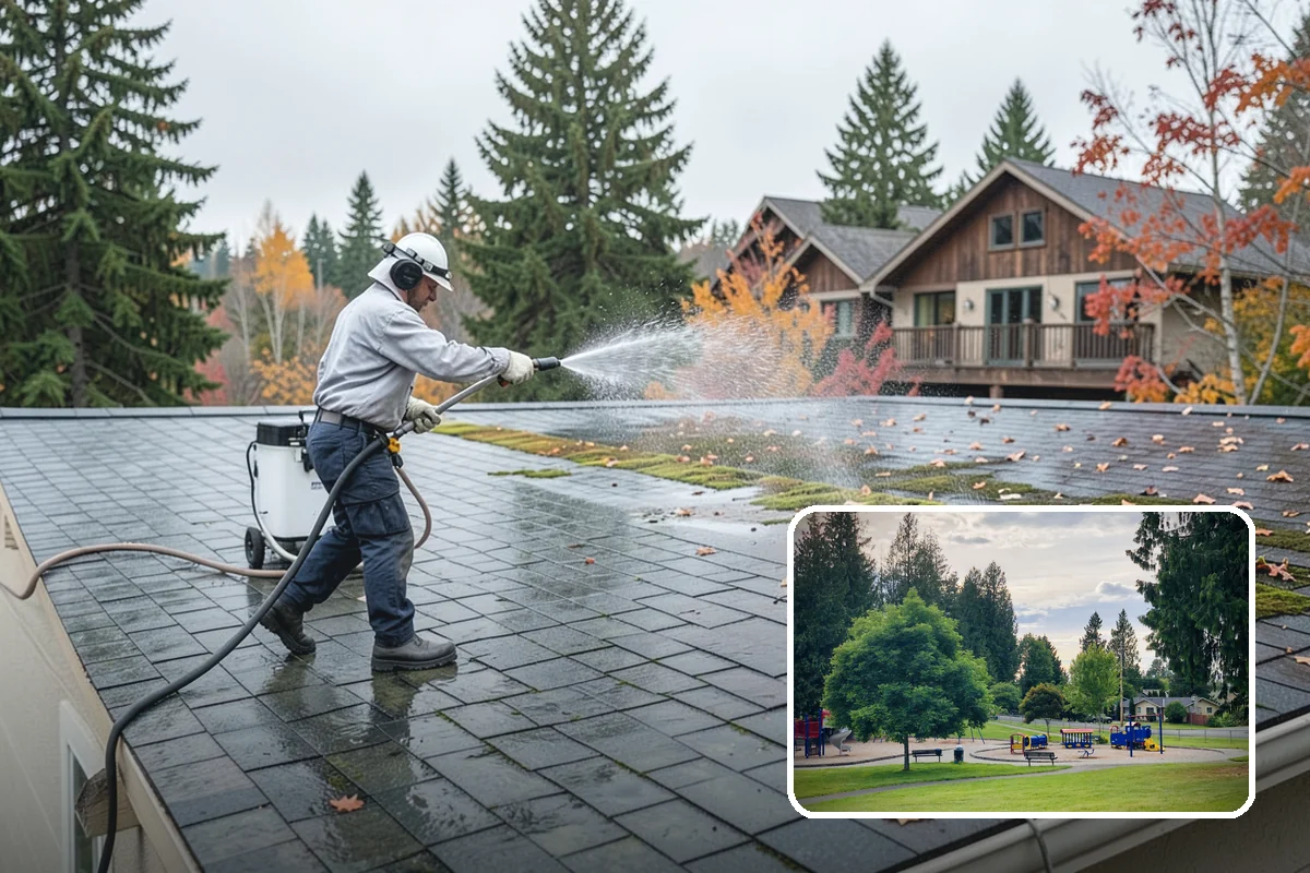 Wheelie Bin Cleaning in Bonney Lake, Pierce County, WA - Clears sludge and food residue from the bin interior