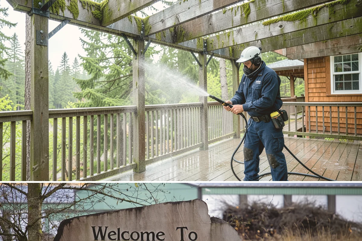 Wheelie Bin Cleaning in Buckley, Pierce County, WA - Bin sludge and odor peak in the warmer months, so summer is the ideal time to keep wheelie bins clean.