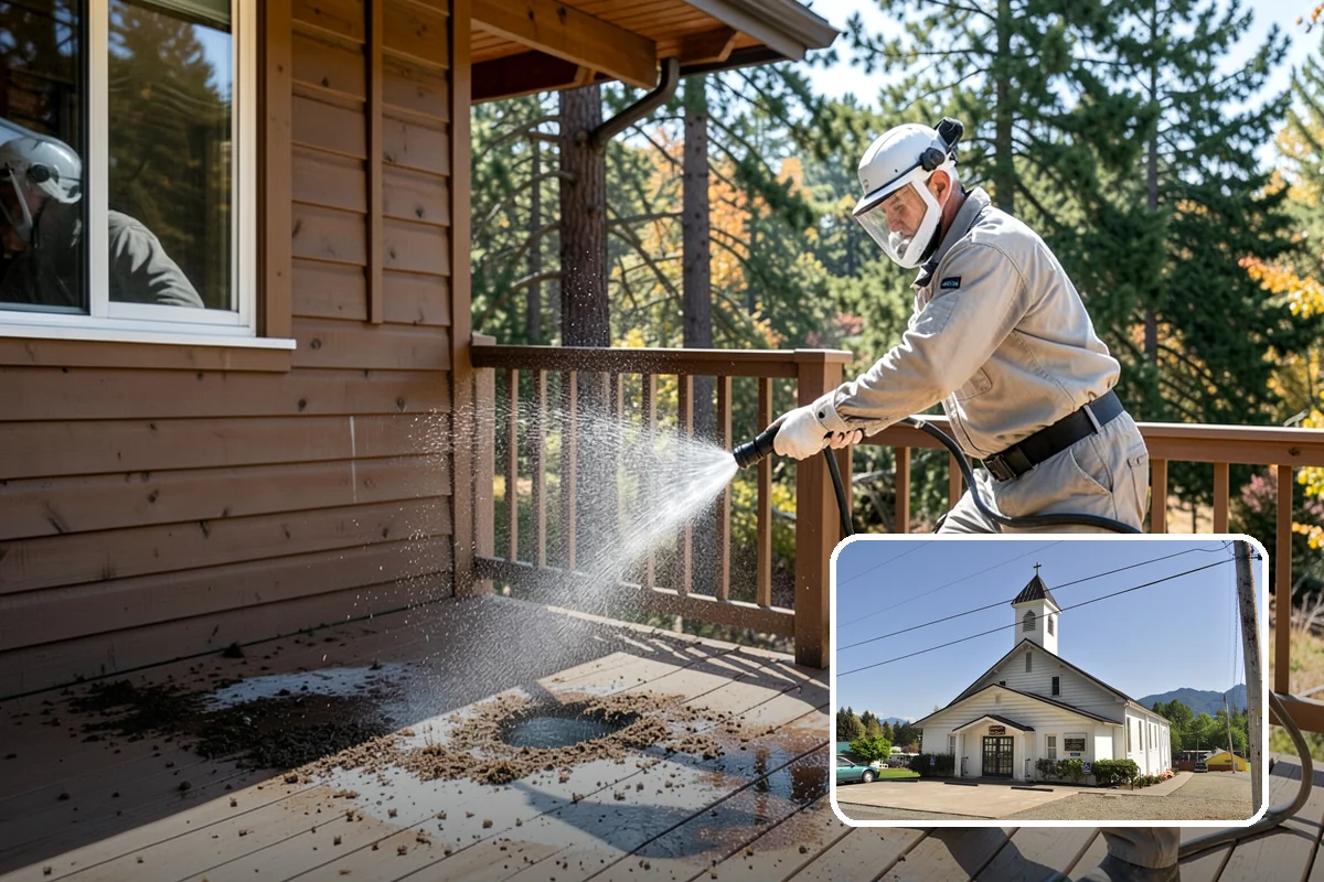 Wheelie Bin Cleaning in Concrete, Skagit County, WA - Clears sludge and food residue from the bin interior