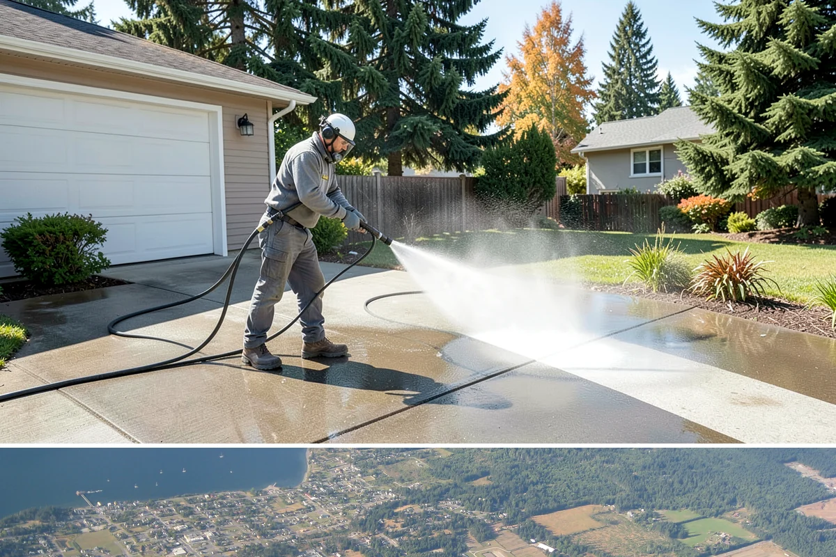 Wheelie Bin Cleaning in Coupeville, Island County, WA - Bin sludge and odor peak in the warmer months, so summer is the ideal time to keep wheelie bins clean.