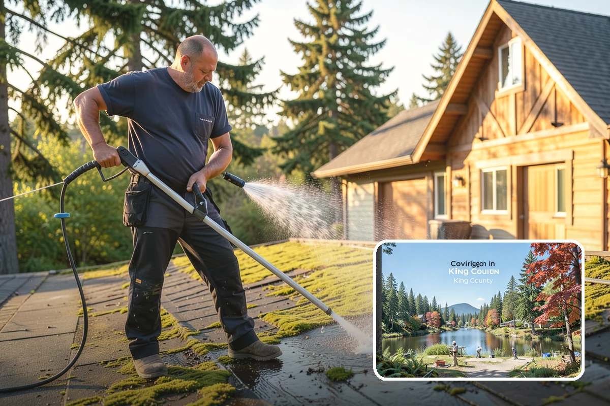 Wheelie Bin Cleaning in Covington, King County, WA - Clears sludge and food residue from the bin interior
