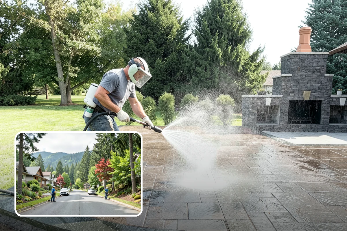 Wheelie Bin Cleaning in Darrington, Snohomish County, WA - Clears sludge and food residue from the bin interior