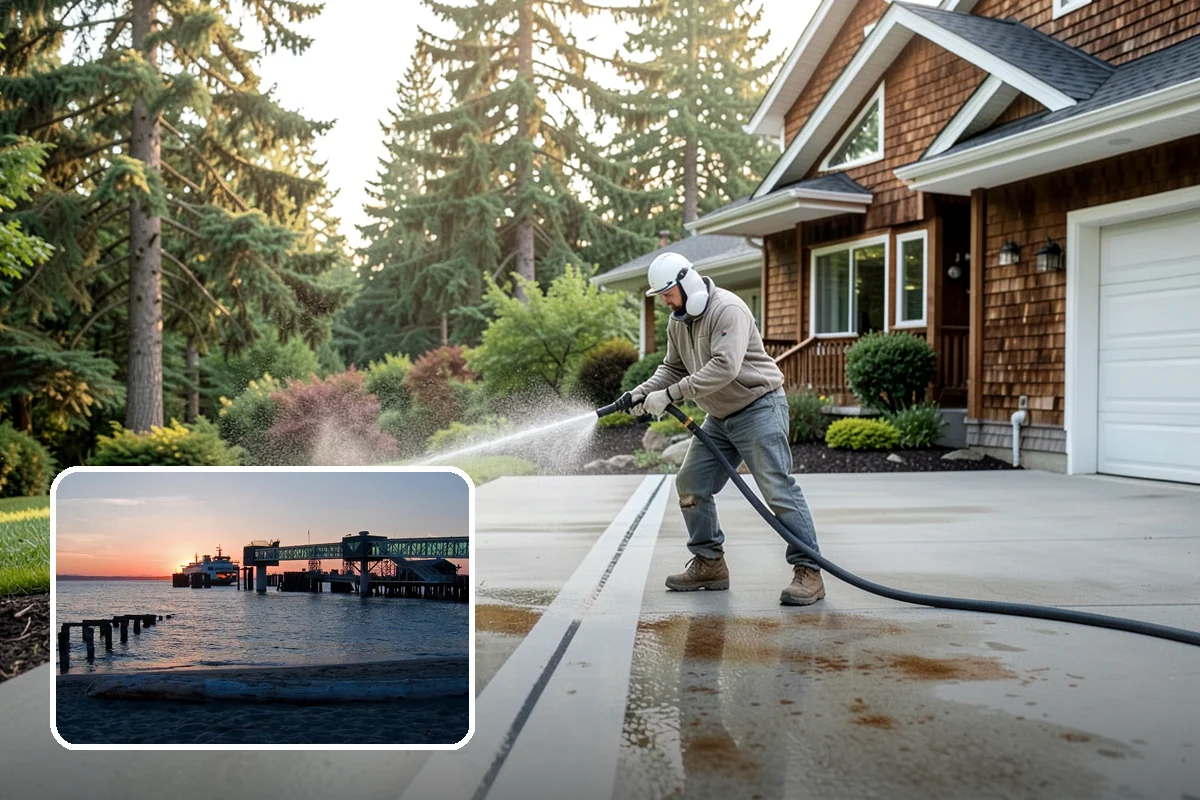 Wheelie Bin Cleaning in Edmonds, Snohomish County, WA - Clears sludge and food residue from the bin interior